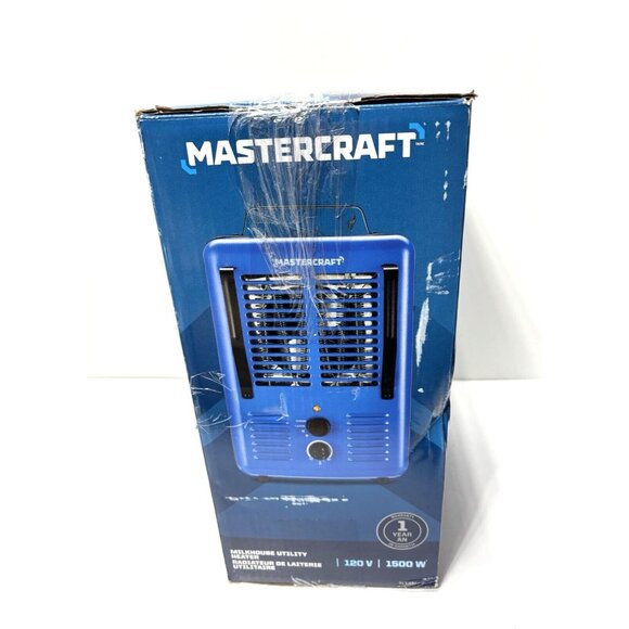 Mastercraft Deluxe Milkhouse Utility Space Heater w Thermostat, 1500W, Open Box - Picture 10 of 10
